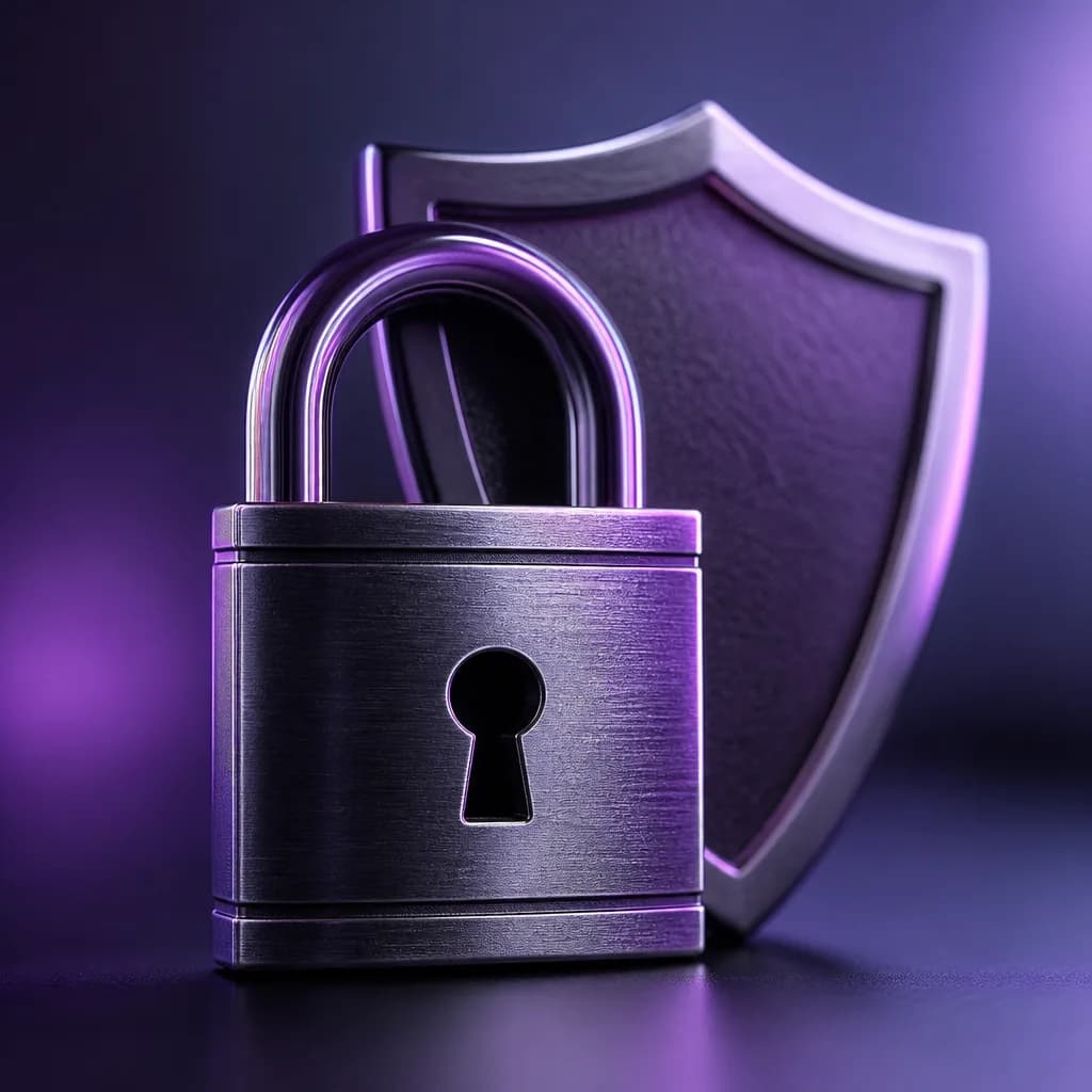 Privacy lock representing anonymous by design